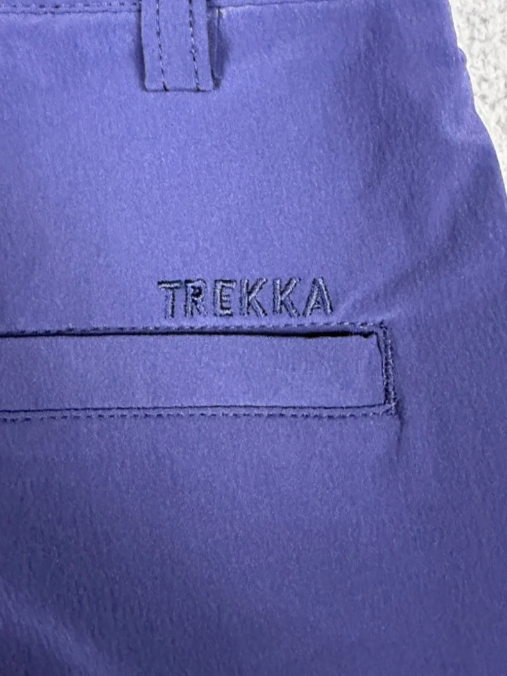 Trekka Pants Mens 29X30 Blue Hiking Pants Zip Pockets Nylon Outdoors Casual